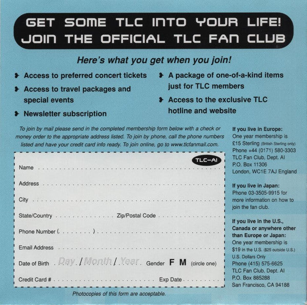 TLC - FanMail (CD, Album, Ltd, Hol) (Very Good Plus (VG+)) - Image 5