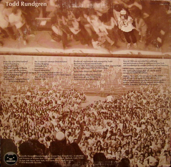 Todd Rundgren - Todd (2xLP, Album) (Near Mint (NM or M-)) - Image 2