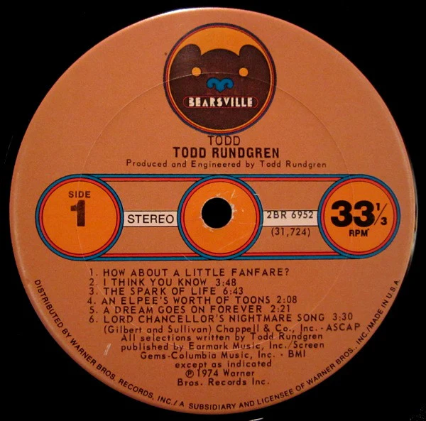 Todd Rundgren - Todd (2xLP, Album) (Very Good Plus (VG+)) - Image 3