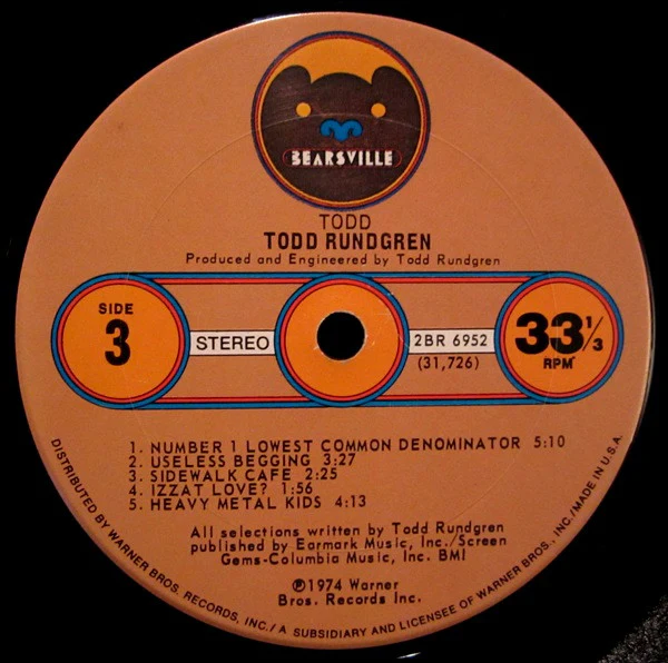 Todd Rundgren - Todd (2xLP, Album) (Very Good Plus (VG+)) - Image 5