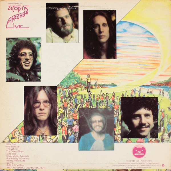 Utopia  - Another Live (LP, Album, Pit) (Very Good Plus (VG+)) - Image 2