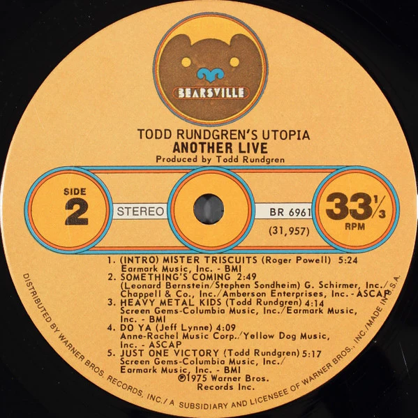 Utopia  - Another Live (LP, Album, Pit) (Very Good Plus (VG+)) - Image 4