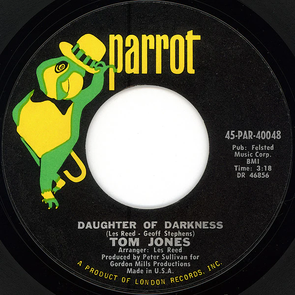 Tom Jones - Daughter Of Darkness (7", Single) (Very Good Plus (VG+)) - Image 3