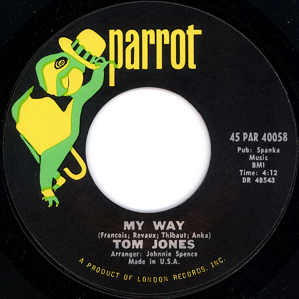 Tom Jones - She's A Lady (7", Single, Styrene, Pit) (Very Good Plus (VG+)) - Image 2