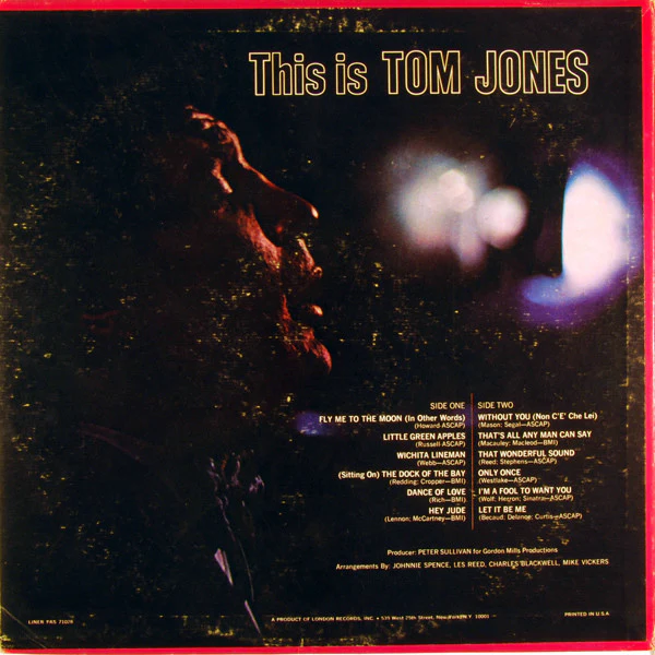 Tom Jones - This Is Tom Jones (LP, Album) (Very Good (VG)) - Image 2