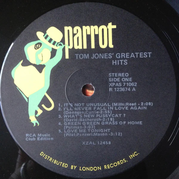 Tom Jones - Tom Jones' Greatest Hits (LP, Comp, Club, RCA) (Near Mint (NM or M-)) - Image 4