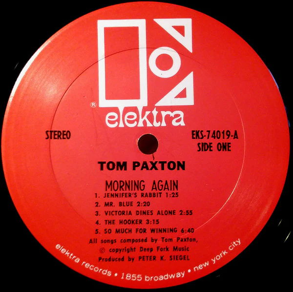 Tom Paxton - Morning Again (LP, Album, RP) (Very Good Plus (VG+)) - Image 3