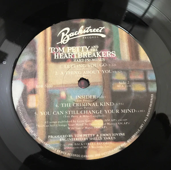 Tom Petty And The Heartbreakers - Hard Promises (LP, Album, RM, Hal) (Near Mint (NM or M-)) - Image 4