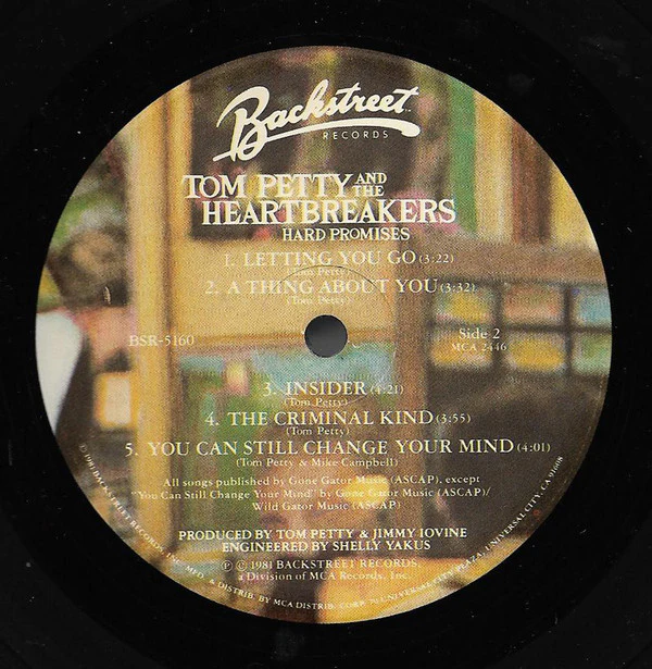 Tom Petty And The Heartbreakers - Hard Promises (LP, Album) (Very Good Plus (VG+)) - Image 4