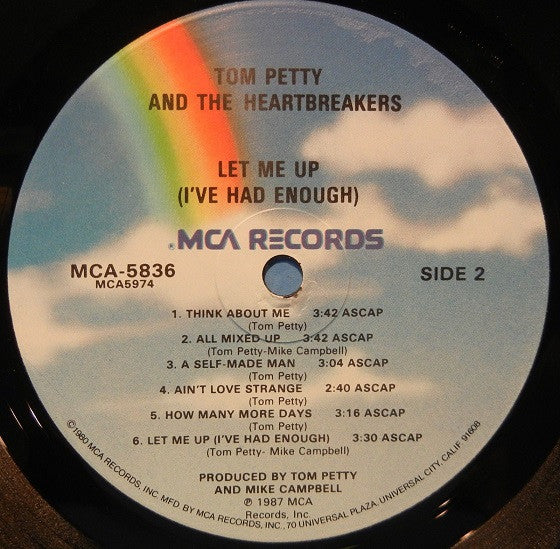 Tom Petty And The Heartbreakers - Let Me Up (I've Had Enough) (LP, Album, Glo) (Very Good Plus (VG+)) - Image 4