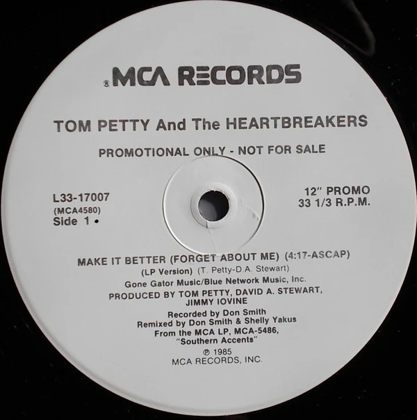 Tom Petty And The Heartbreakers - Make It Better (Forget About Me) (12", Single, Promo) (Very Good (VG))