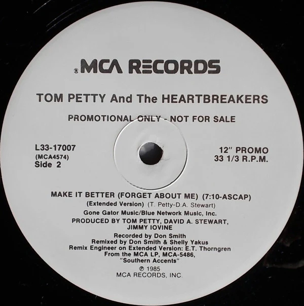 Tom Petty And The Heartbreakers - Make It Better (Forget About Me) (12", Single, Promo) (Very Good (VG)) - Image 2
