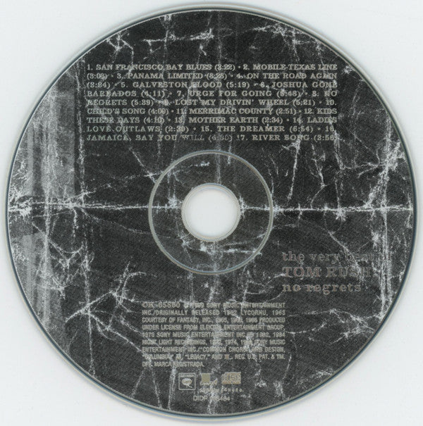 Tom Rush - The Very Best Of Tom Rush: No Regrets (CD, Comp, RM) (Very Good Plus (VG+)) - Image 3