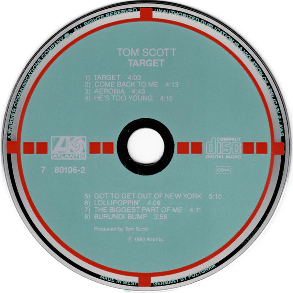 Tom Scott - Target (CD, Album, Tar) (Very Good (VG)) - Image 3