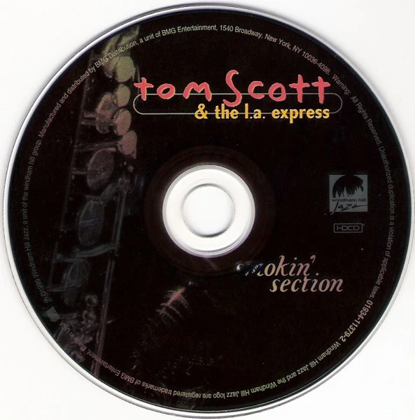 Tom Scott & The L.A. Express - Smokin' Section (HDCD, Album) (Near Mint (NM or M-)) - Image 3