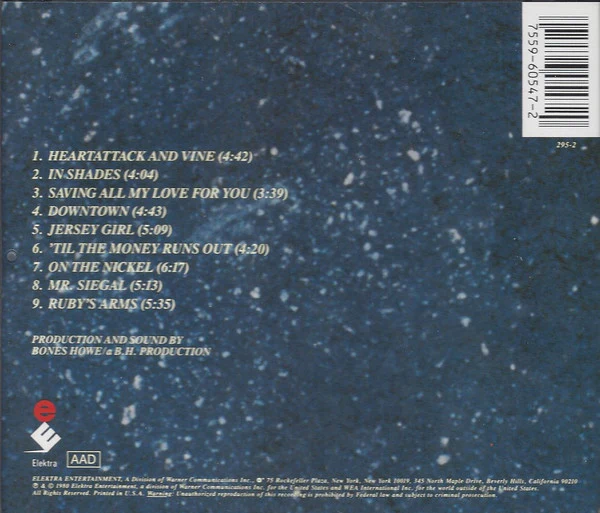 Tom Waits - Heartattack And Vine (CD, Album, RE, RM) (Very Good Plus (VG+)) - Image 3