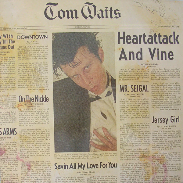 Tom Waits - Heartattack And Vine (LP, Album, SP ) (Very Good Plus (VG+))