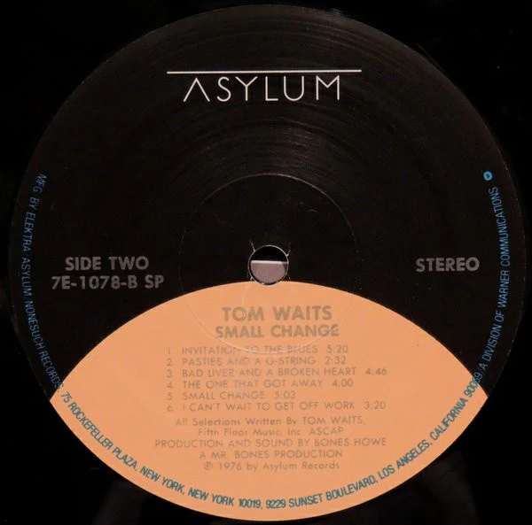 Tom Waits - Small Change (LP, Album, RE, SRC) (Very Good (VG)) - Image 5