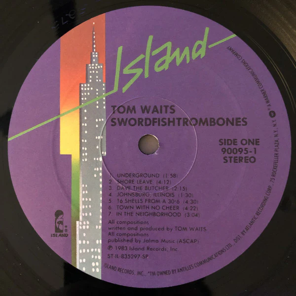 Tom Waits - Swordfishtrombones (LP, Album, SRC) (Very Good Plus (VG+)) - Image 3