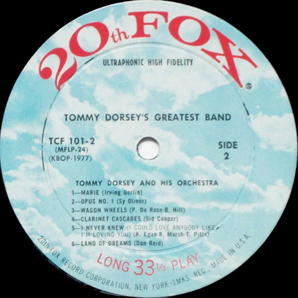 Tommy Dorsey And His Orchestra - Tommy Dorsey's Greatest Band (2xLP, Album, Mono) (Very Good Plus (VG+)) - Image 5