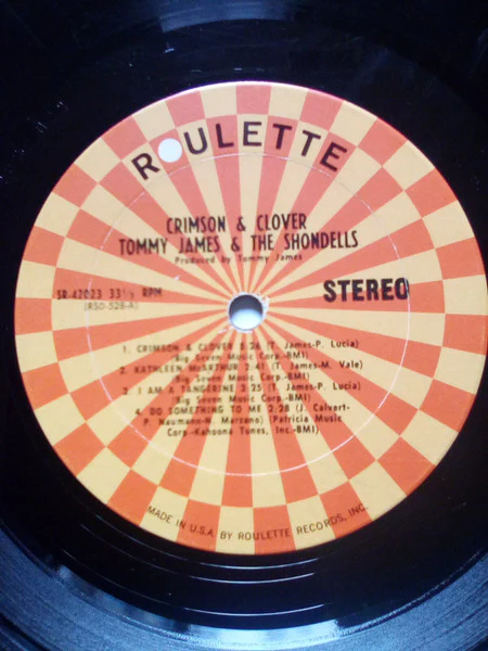 Tommy James & The Shondells - Crimson & Clover (LP, Album, Ter) (Very Good (VG)) - Image 3