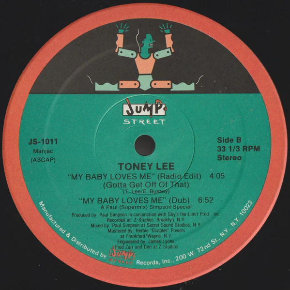 Toney Lee - My Baby Loves Me (12") (Mint (M)) - Image 3