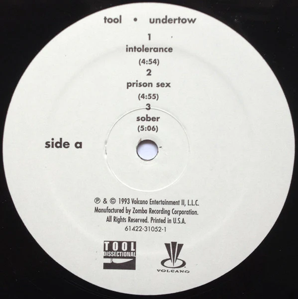 Tool - Undertow (2xLP, Album, RE) (Near Mint (NM or M-)) - Image 3