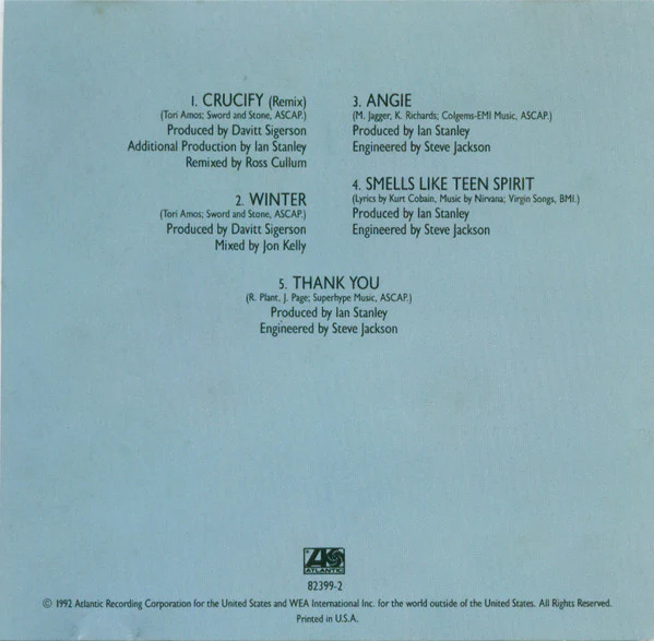 Tori Amos - Crucify (CD, Single, SRC) (Near Mint (NM or M-)) - Image 5