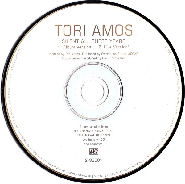 Tori Amos - Silent All These Years (CD, Single, RE, Sli) (Mint (M)) - Image 3