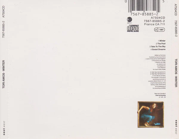 Tori Amos - Winter (CD, Single, Promo) (Very Good Plus (VG+)) - Image 2