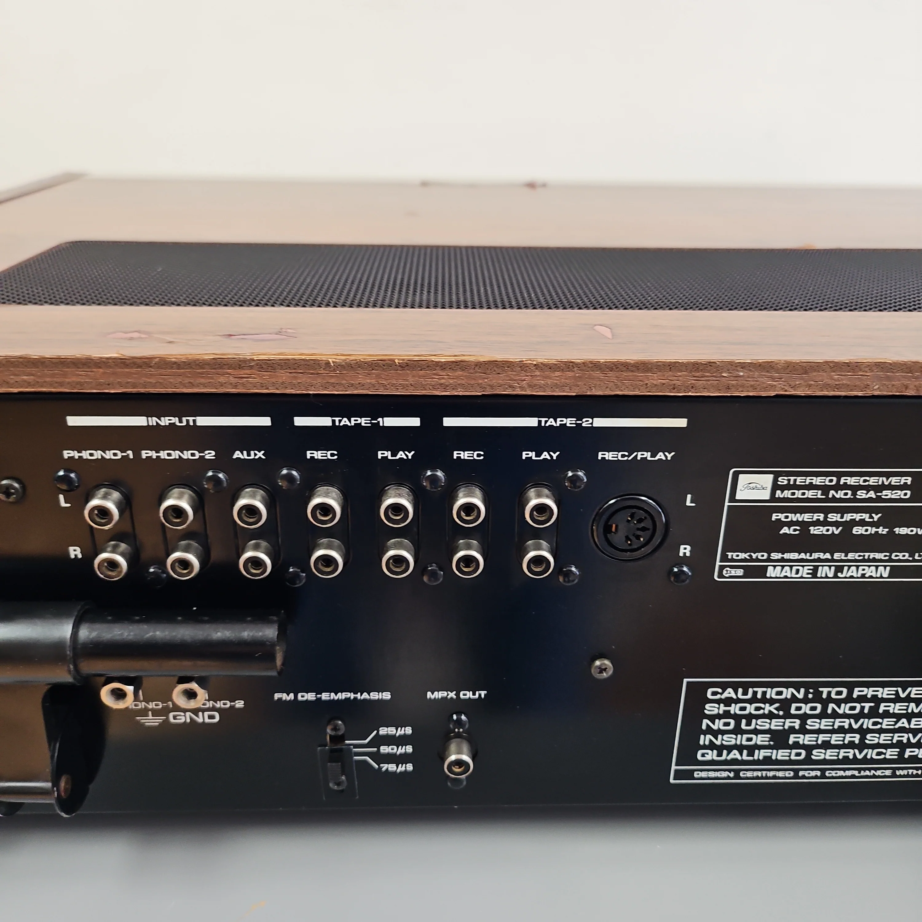 Toshiba SA-520 Stereo Receiver * $100 Flat Ship CONUS Only - Image 11