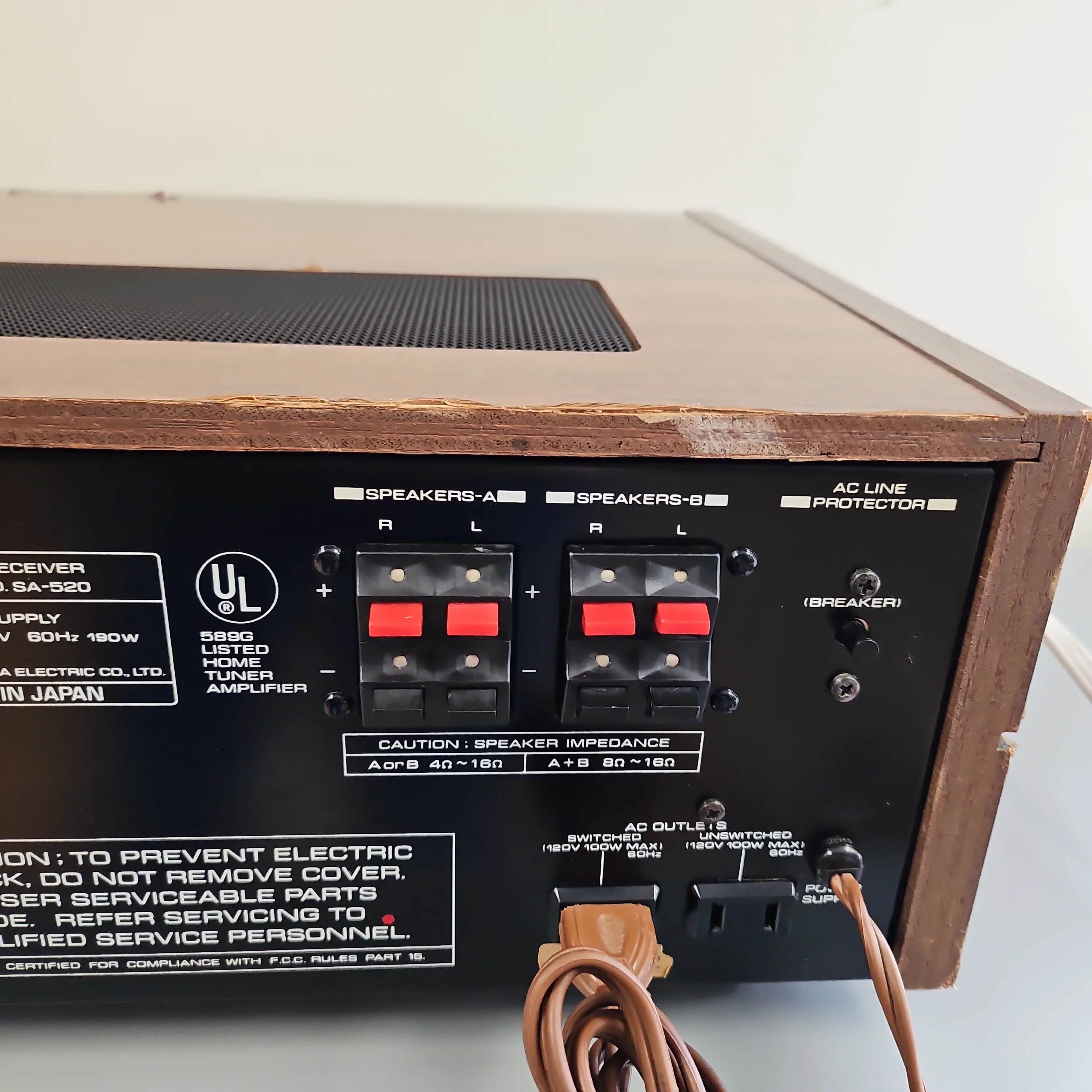 Toshiba SA-520 Stereo Receiver * $100 Flat Ship CONUS Only - Image 12