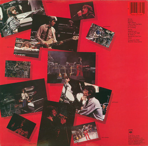 Toto - Toto IV (LP, Album, Pit) (Very Good Plus (VG+)) - Image 2