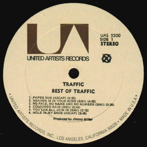 Traffic - Best Of Traffic (LP, Comp, RE, All) (Good Plus (G+)) - Image 3