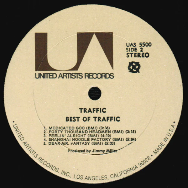 Traffic - Best Of Traffic (LP, Comp, RE, All) (Good Plus (G+)) - Image 4