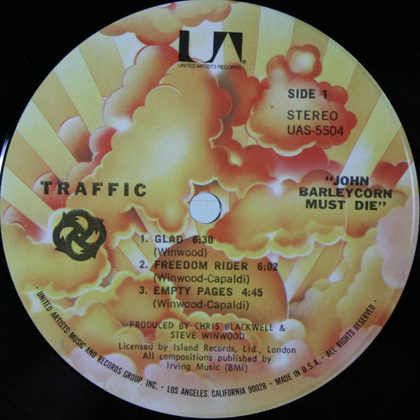 Traffic - John Barleycorn Must Die (LP, Album, RE) (Good Plus (G+)) - Image 4