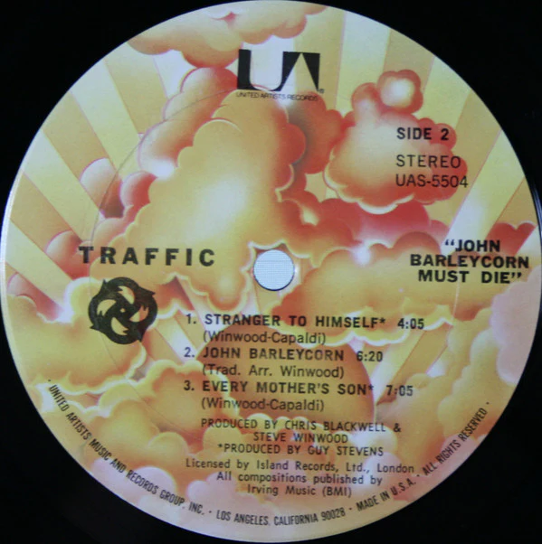 Traffic - John Barleycorn Must Die (LP, Album, RE) (Good Plus (G+)) - Image 5