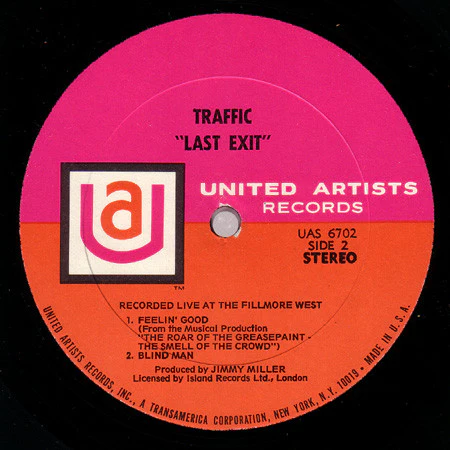 Traffic - Last Exit (LP, Album) (Very Good Plus (VG+)) - Image 4