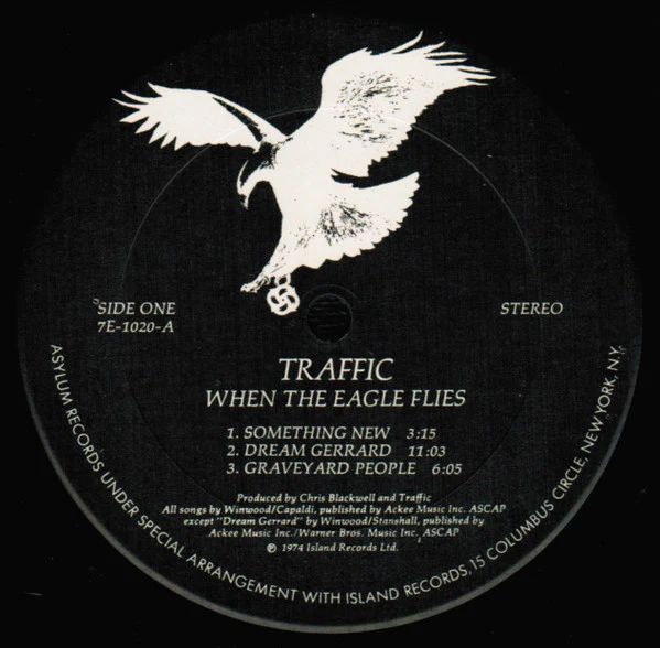 Traffic - When The Eagle Flies (LP, Album, Pit) (Near Mint (NM or M-)) - Image 3