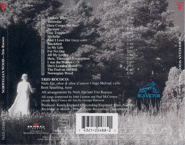 Trio Rococo - Norwegian Wood (CD, Album) (Very Good Plus (VG+)) - Image 2