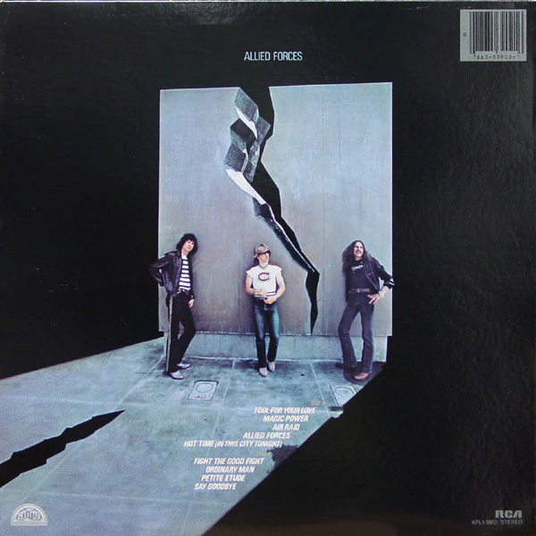 Triumph - Allied Forces (LP, Album) (Very Good Plus (VG+)) - Image 2