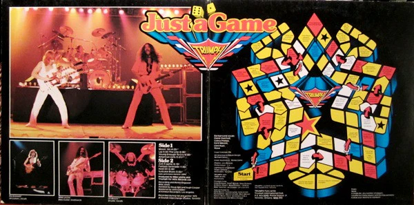 Triumph - Just A Game (LP, Album, Ind) (Good Plus (G+)) - Image 2