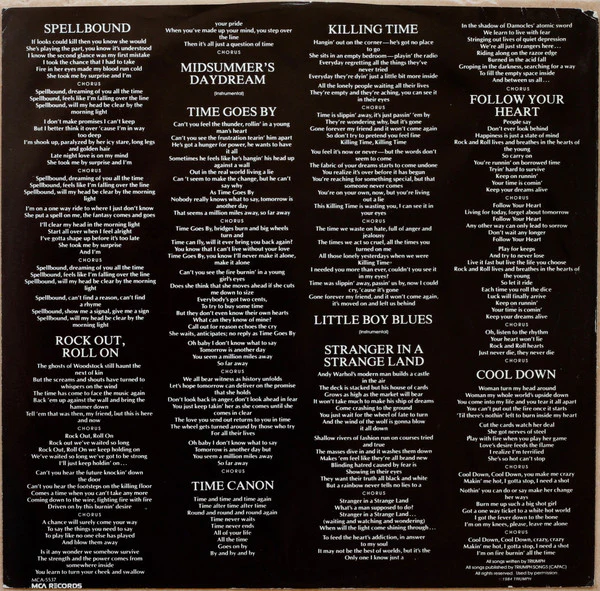 Triumph - Thunder Seven (LP, Album, Club) (Very Good Plus (VG+)) - Image 5