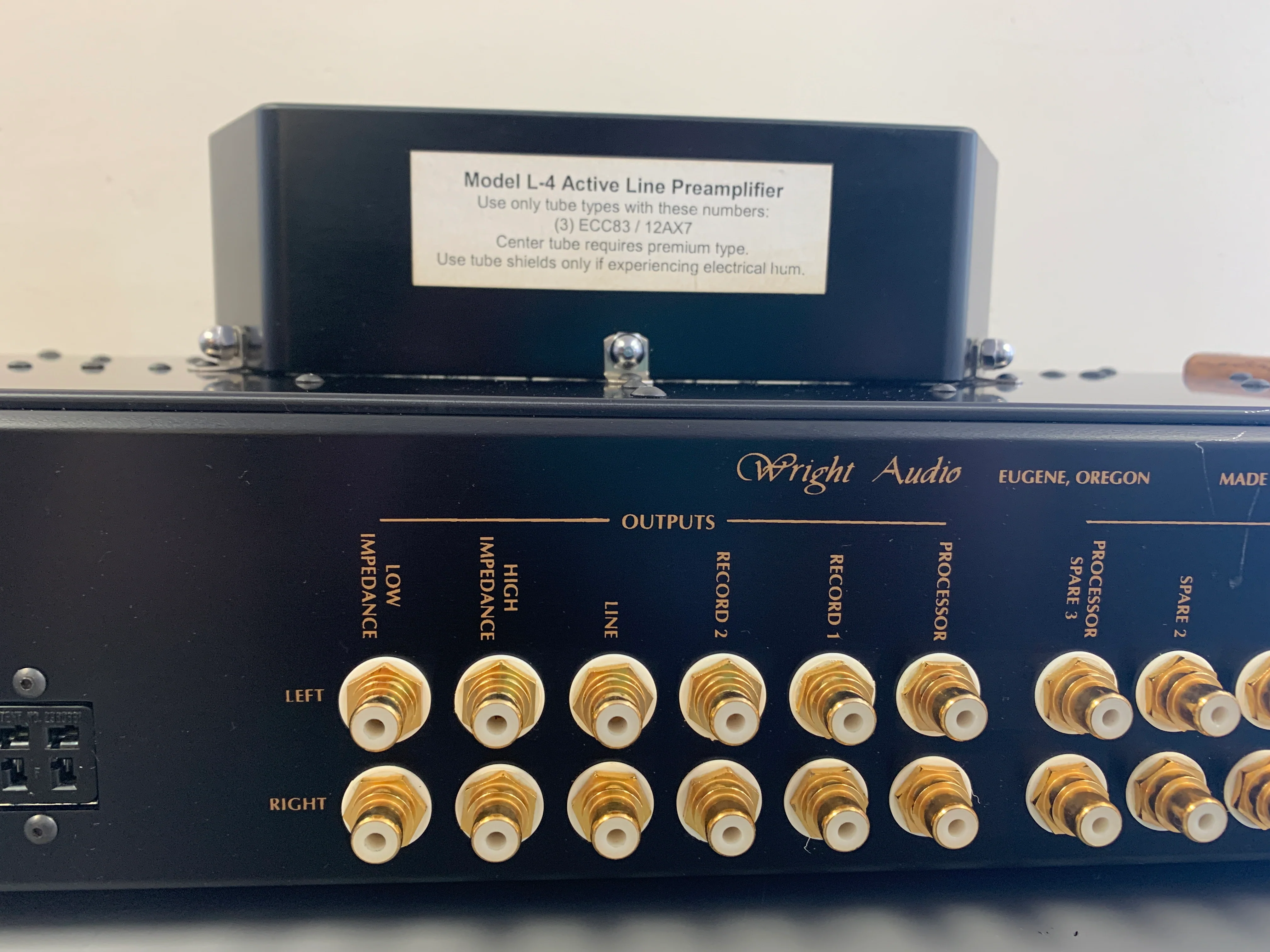 Wright Sound L-4 Stereo Tube Preamplifier - Image 15