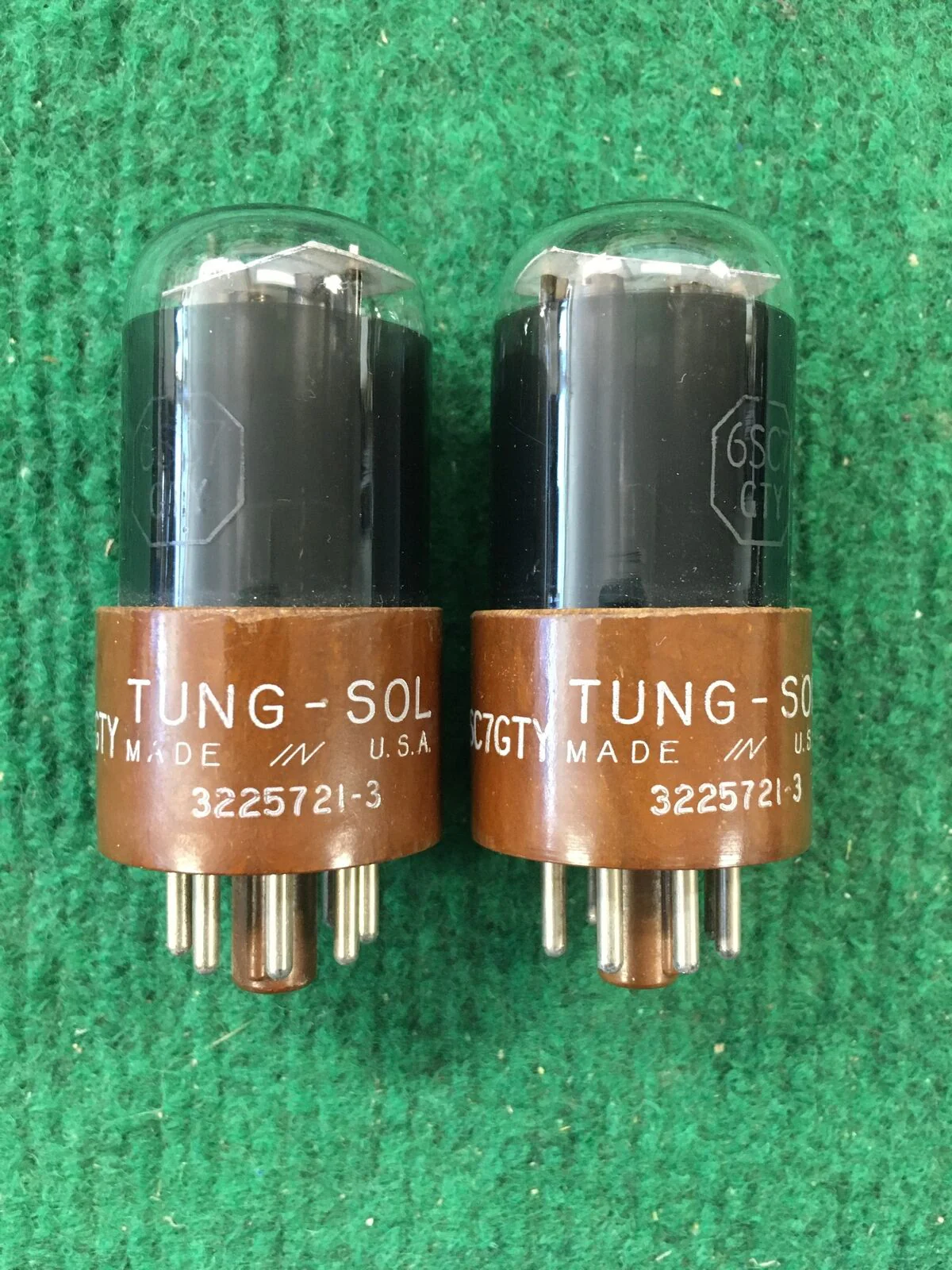 Tung-Sol * 6SC7GTY Tubes * Pair * Tested 78/78 75/75 - Image 2