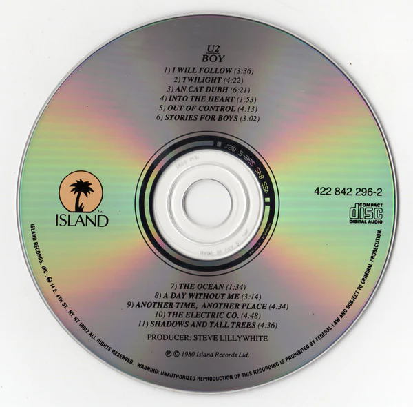U2 - Boy (CD, Album, RE, UML) (Near Mint (NM or M-)) - Image 3