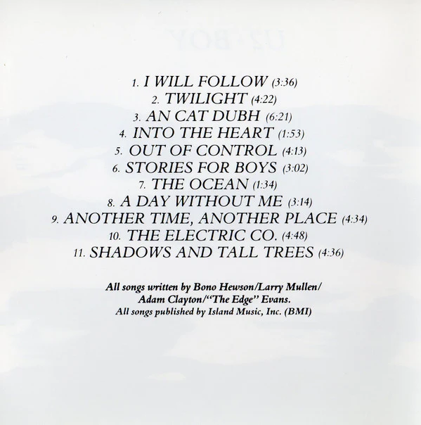 U2 - Boy (CD, Album, RE, UML) (Near Mint (NM or M-)) - Image 4