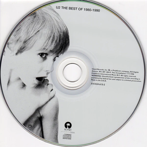 U2 - The Best Of 1980-1990 (CD, Comp, Club, RE) (Very Good Plus (VG+)) - Image 3