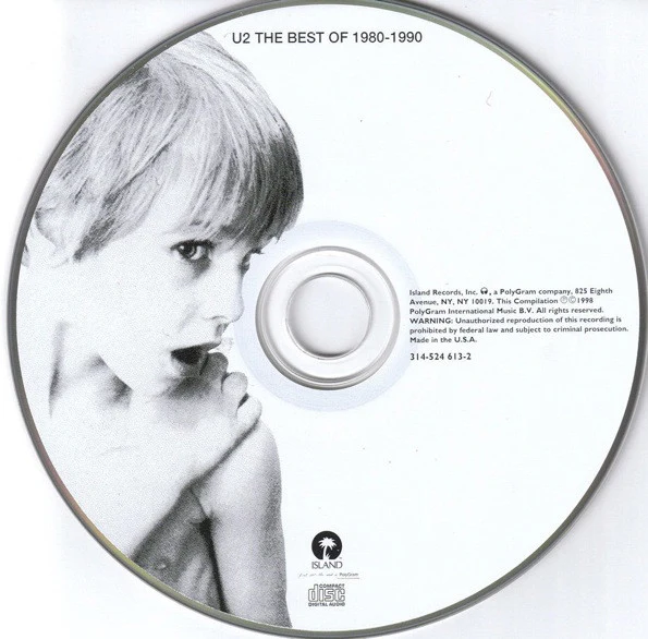 U2 - The Best Of 1980-1990 (CD, Comp, RP) (Mint (M)) - Image 3