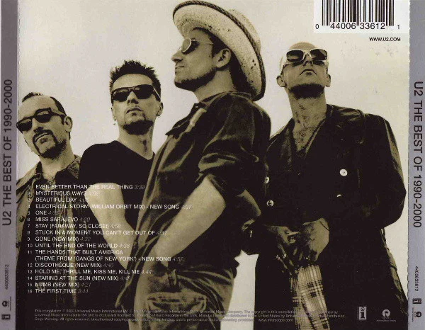 U2 - The Best Of 1990-2000 (CD, Comp) (Very Good Plus (VG+)) - Image 2